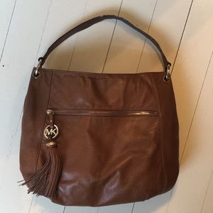Michael Kors brown leather purse